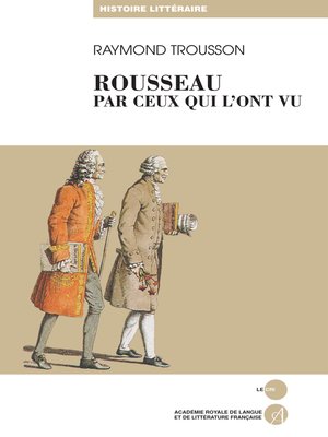cover image of Rousseau par ceux qui l'ont vu